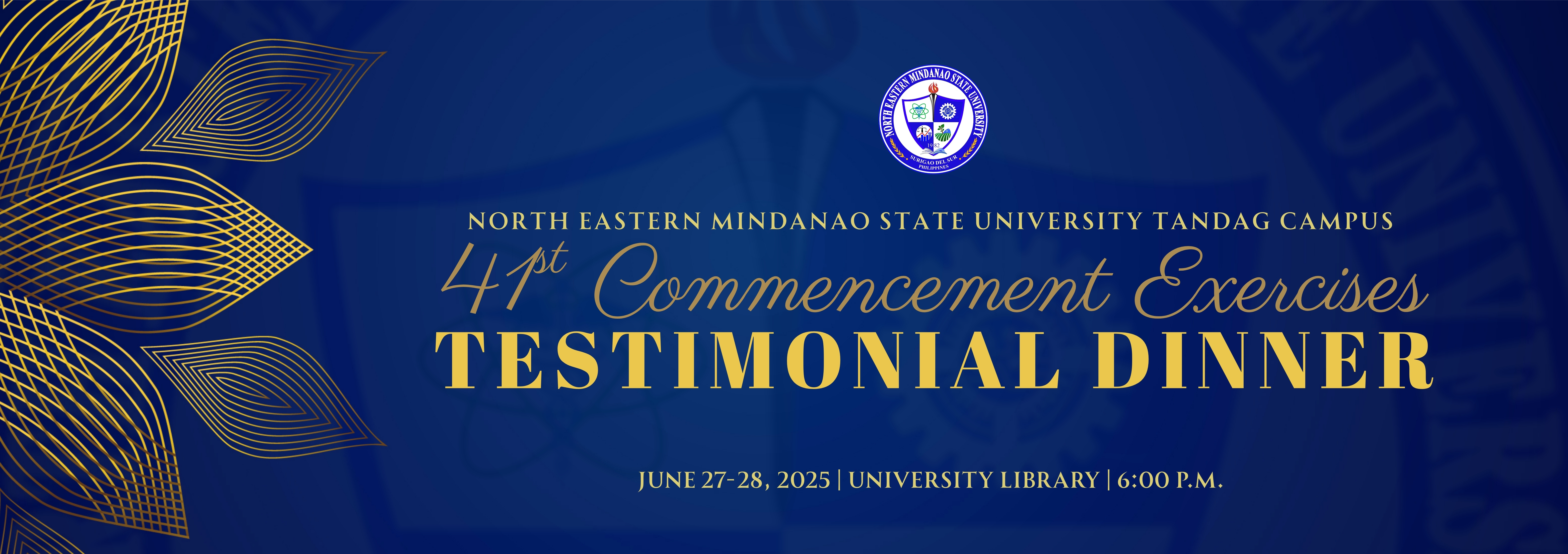 Testimonial dinner cover